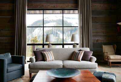  Modern Vacation Home Living Room. Montana Ski House  by Shawn Henderson Interior Design.