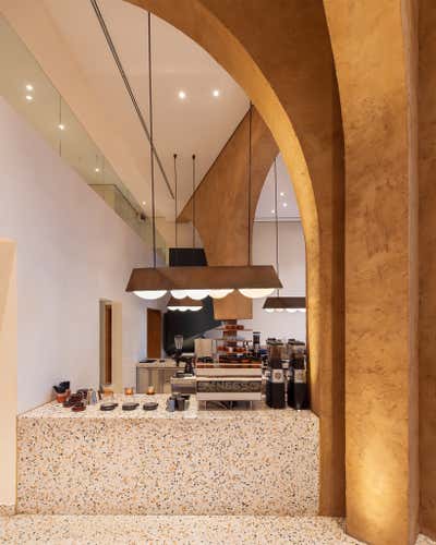 Art Deco Restaurant Kitchen. Deco Temple by Azaz Architects.