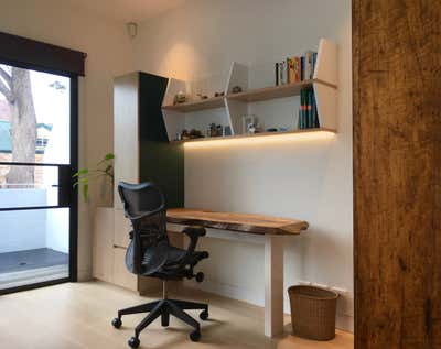 Contemporary Family Home Office and Study. Forest Lodge House by The Design Commission.