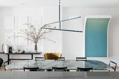  Contemporary Apartment Dining Room. Howard St by Tali Roth Designs.