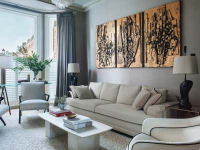  Eclectic Family Home Living Room. Townhouse in South Kensington  by Irakli Zaria Interiors.
