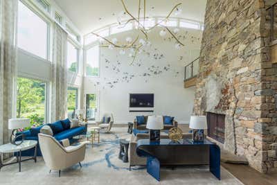  Contemporary Country House Living Room. House in Kent by Eve Robinson Associates.