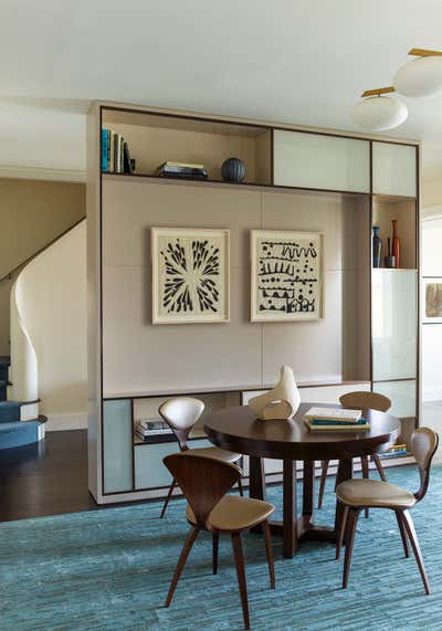  Contemporary Apartment Dining Room. Central Park West Duplex by Eve Robinson Associates.