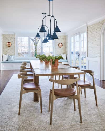  Contemporary Family Home Dining Room. Greenwich Historic by Chango & Co..