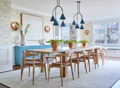  Contemporary Family Home Dining Room. Greenwich Historic by Chango & Co..