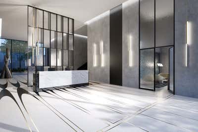  Modern Apartment Entry and Hall. Project Ash by No. 12 Studio.