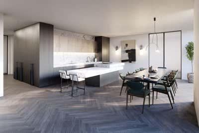  Modern Apartment Kitchen. Project Ash by No. 12 Studio.