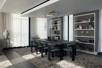  Contemporary Apartment Dining Room. Project Thomas by No. 12 Studio.
