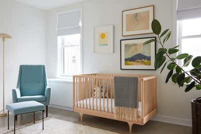  Contemporary Mid-Century Modern Apartment Children's Room. Little Italy Duplex by GRISORO studio.
