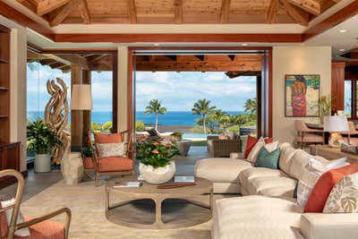  Beach Style Beach House Living Room. Wahi Pana 7 by Willman Interiors / Gina Willman ASID.
