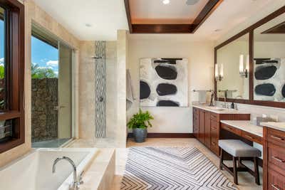  Mid-Century Modern Tropical Beach House Bathroom. Fresh Modernism by Willman Interiors / Gina Willman ASID.