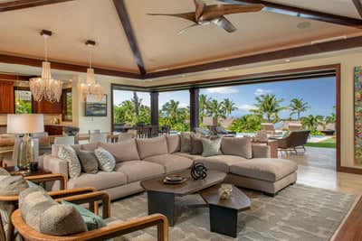  Mid-Century Modern Beach House Living Room. Fresh Modernism by Willman Interiors / Gina Willman ASID.