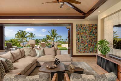  Mid-Century Modern Beach House Living Room. Fresh Modernism by Willman Interiors / Gina Willman ASID.