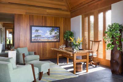  Tropical Beach Style Beach House Office and Study. Outside In Please  by Willman Interiors / Gina Willman ASID.