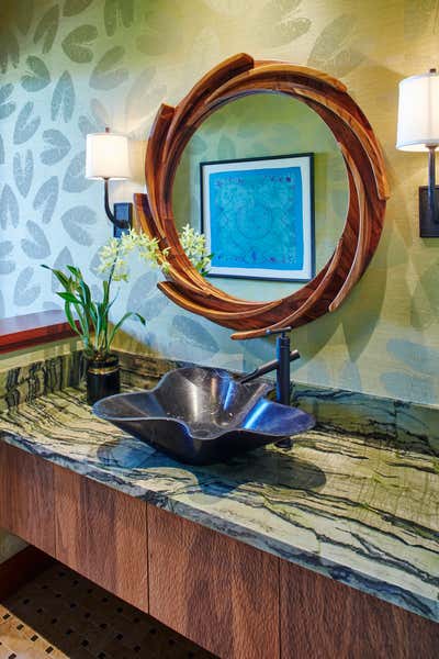  Tropical Bathroom. Royal Kanae by Willman Interiors / Gina Willman ASID.
