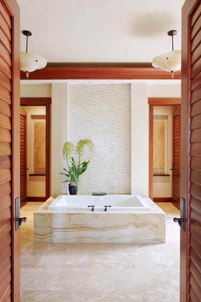 Tropical Bathroom. Royal Kanae by Willman Interiors / Gina Willman ASID.