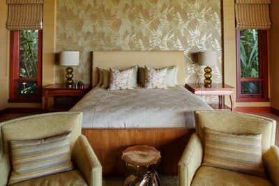  Tropical Vacation Home Bedroom. Royal Kanae by Willman Interiors / Gina Willman ASID.