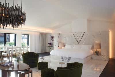  Contemporary Hotel Bedroom. Mandrake Hotel by Tala Fustok Studio.