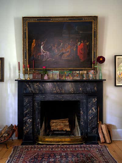  Traditional Family Home Living Room. Farmington Valley Greek Revival  by Hendricks Churchill.