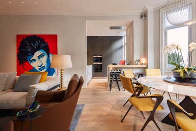  Modern Apartment Open Plan. Revived Late-Edwardian Apartment by Designed by Woulfe.
