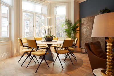  Modern Apartment Dining Room. Revived Late-Edwardian Apartment by Designed by Woulfe.