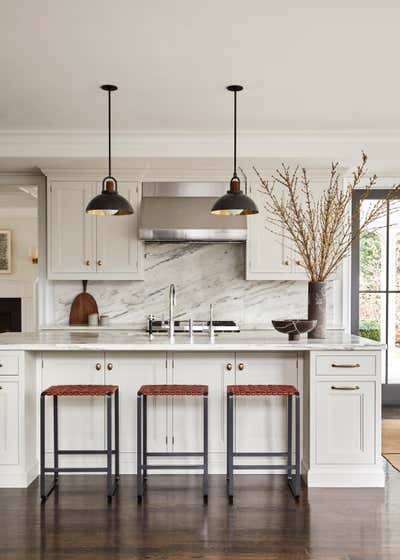  Eclectic Family Home Kitchen. Artful Living by Sharon Rembaum Interior Design.