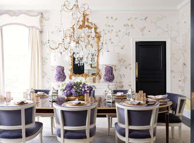  Regency Family Home Dining Room. Classic Chic by Melanie Turner Interiors.