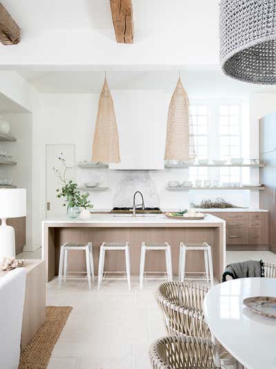  Beach Style Beach House Kitchen. A Light Touch by Melanie Turner Interiors.