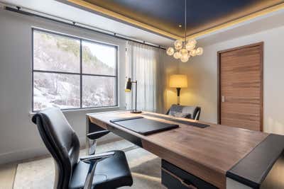  Mid-Century Modern Vacation Home Office and Study. Aspen One by Forum Phi.