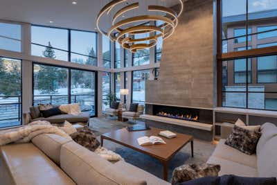  Mid-Century Modern Vacation Home Living Room. Aspen One by Forum Phi.