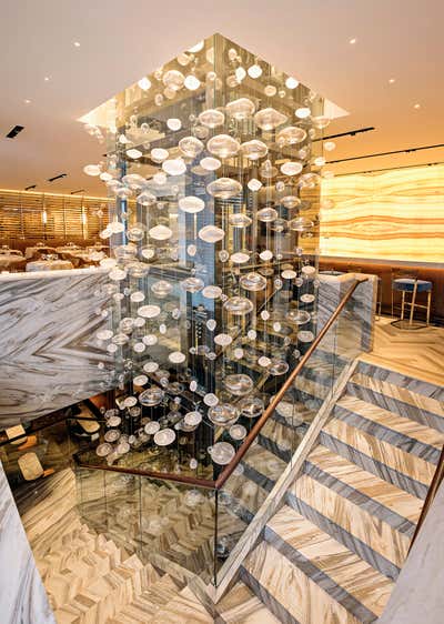  Contemporary Restaurant Dining Room. Marea NYC by Viktor Udzenija Architecture + Design.