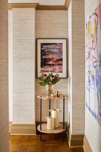  Mid-Century Modern Apartment Entry and Hall. Upper West Side by Mendelson Group.