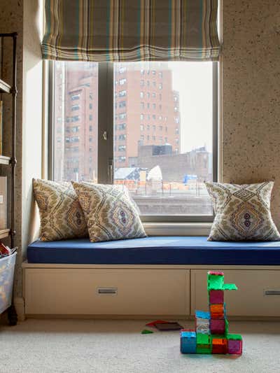  Mid-Century Modern Apartment Children's Room. West Village by Mendelson Group.