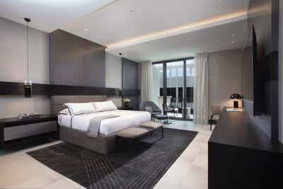  Modern Minimalist Apartment Bedroom. Gables Residence  by B+G Design Inc.
