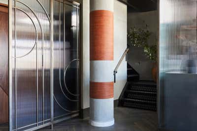  Art Deco Bachelor Pad Entry and Hall. SoHo Penthouse by Jesse Parris-Lamb.