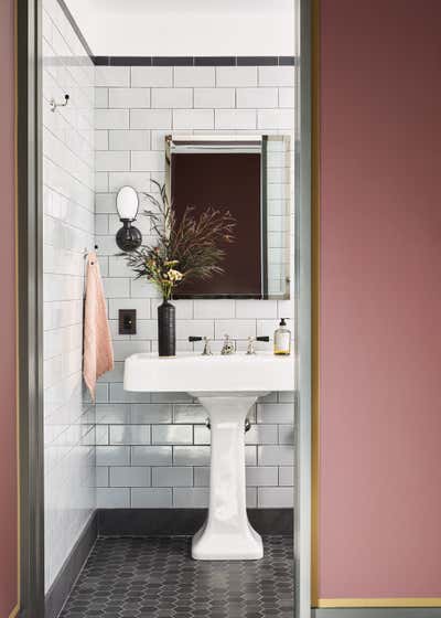 Art Deco Bachelor Pad Bathroom. SoHo Penthouse by Jesse Parris-Lamb.