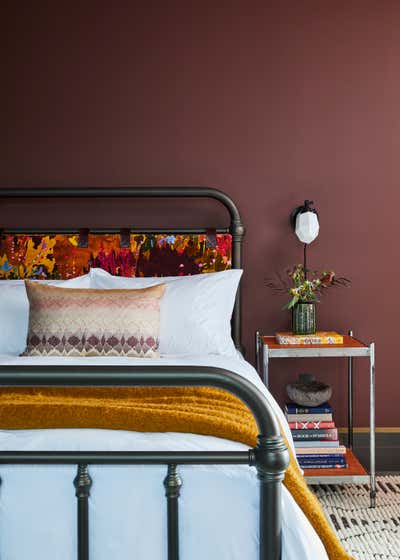 Art Deco Bachelor Pad Bedroom. SoHo Penthouse by Jesse Parris-Lamb.