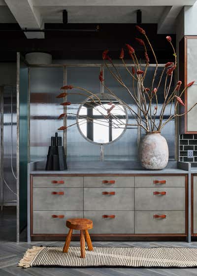 Art Deco Bachelor Pad Kitchen. SoHo Penthouse by Jesse Parris-Lamb.