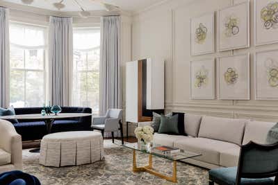  Transitional Apartment Living Room. Boston, Back Bay by Evolve Residential .