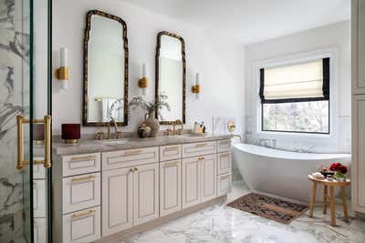  Eclectic Family Home Bathroom. OberHAUS by Ashton Taylor Interiors, LLC.