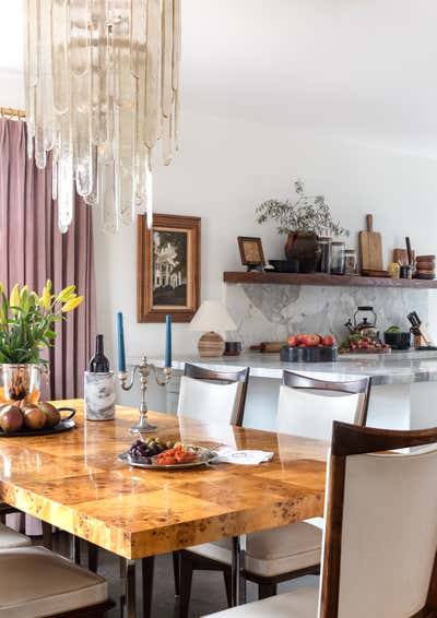  Eclectic Contemporary Family Home Dining Room. OberHAUS by Ashton Taylor Interiors, LLC.