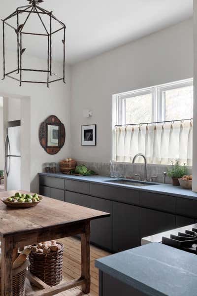  Contemporary Eclectic Country House Kitchen. Kingston Italianate on the Hudson River by Lava Interiors.