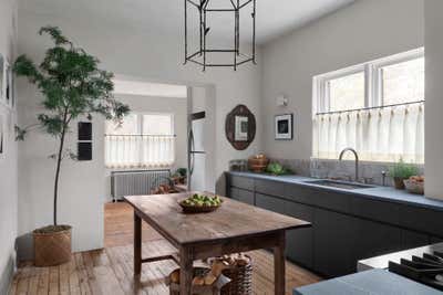 Contemporary Country House Kitchen. Kingston Italianate on the Hudson River by Lava Interiors.