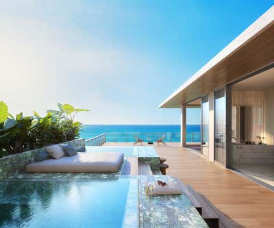 Modern Apartment Exterior. 57 Ocean Penthouse by Sofia Joelsson Design Studio.