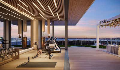  Contemporary Apartment Patio and Deck. 57 Ocean Penthouse by Sofia Joelsson Design Studio.