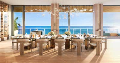  Modern Apartment Dining Room. 57 Ocean Penthouse by Sofia Joelsson Design Studio.