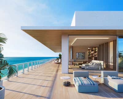  Contemporary Apartment Exterior. 57 Ocean Penthouse by Sofia Joelsson Design Studio.