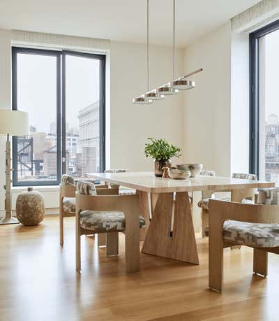  Modern Apartment Dining Room. 21 East 12th by Timothy Godbold.