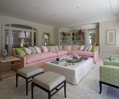  Mediterranean Vacation Home Living Room. Cap Ferrat by Thorp.