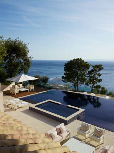  Mediterranean Vacation Home Patio and Deck. Cap Ferrat by Thorp.